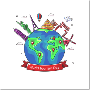 World Tourism Day Posters and Art